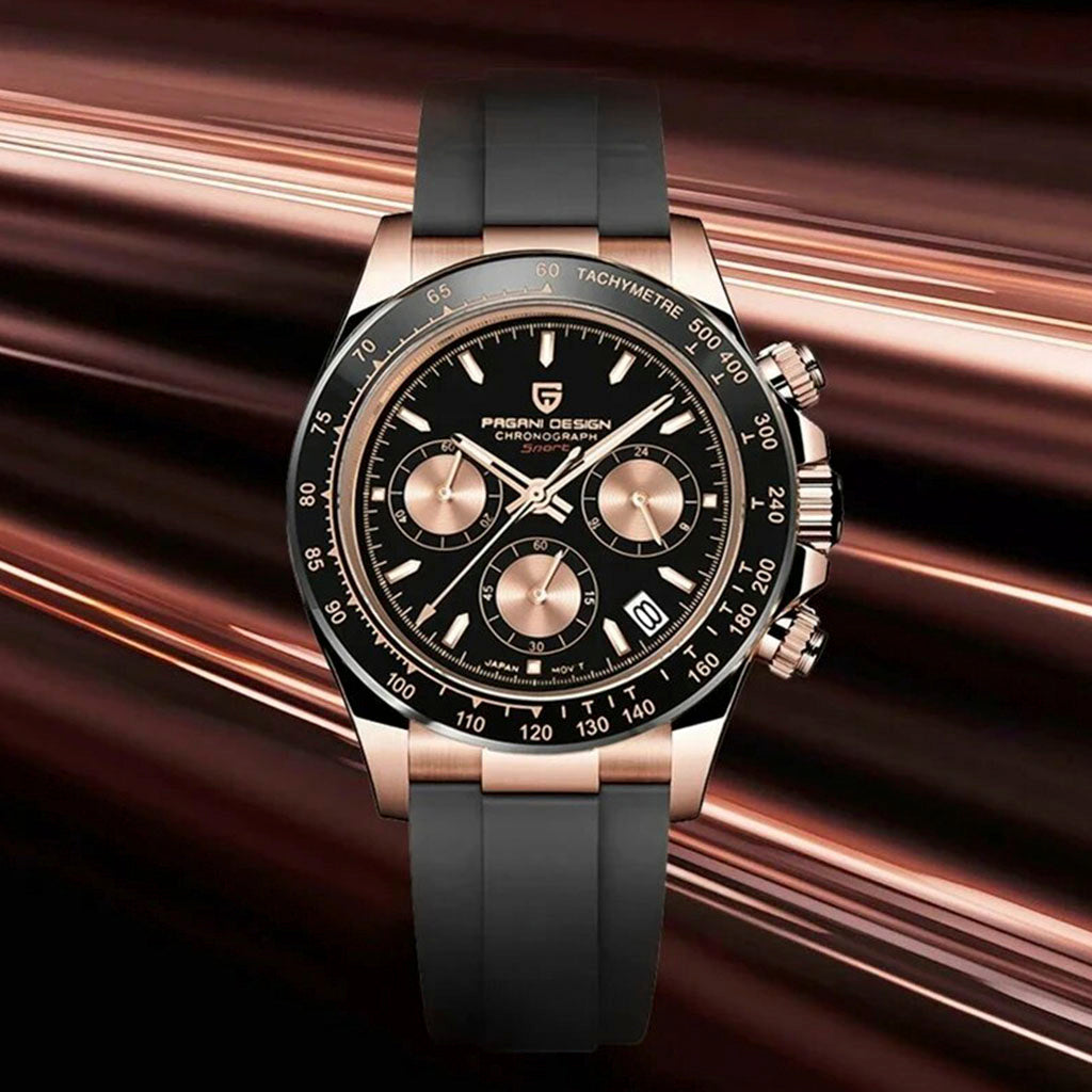 PGN Design Veraci Black Gold Sport Edition gold watch - product photo