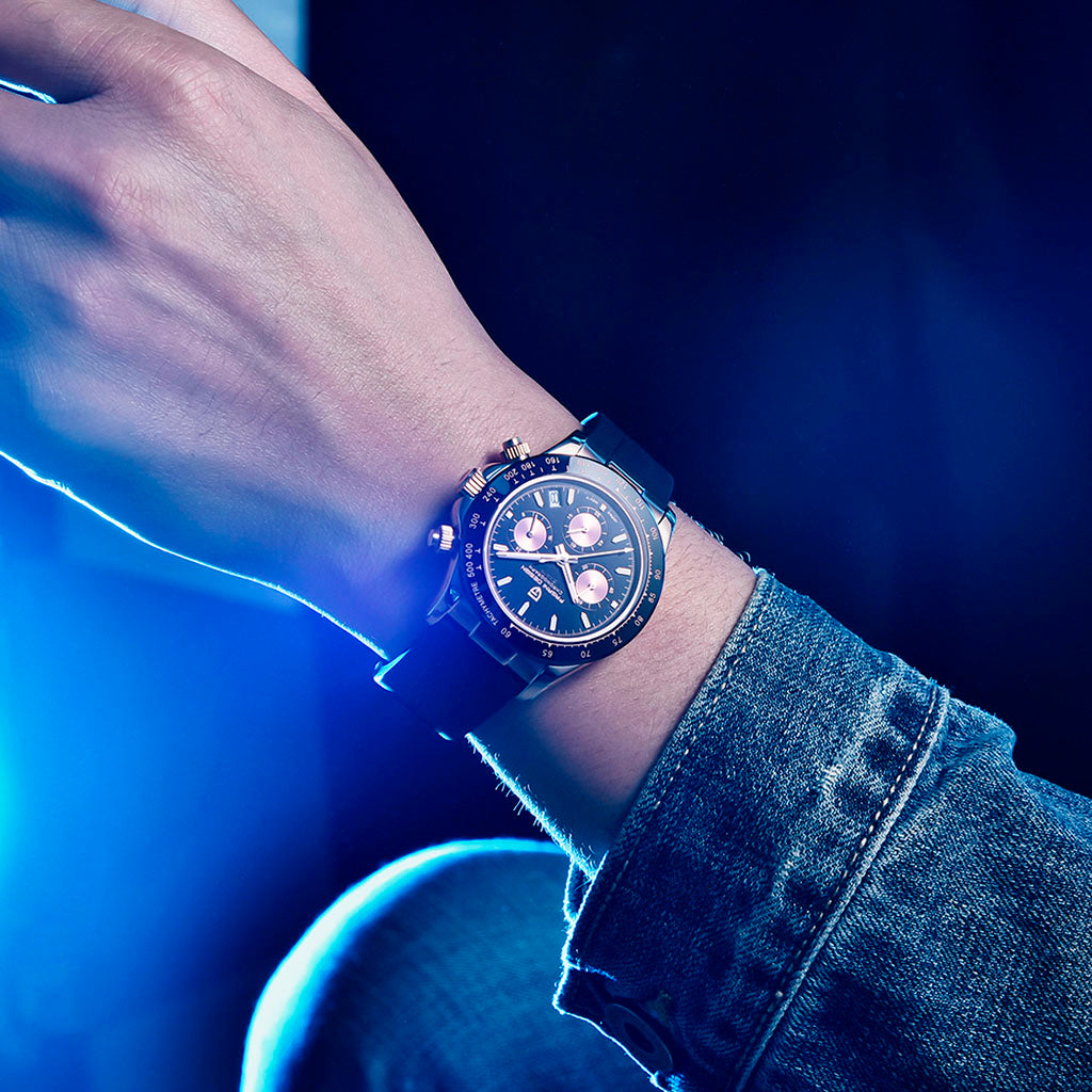 PGN Design Veraci Black Gold Sport Edition gold watch - product photo