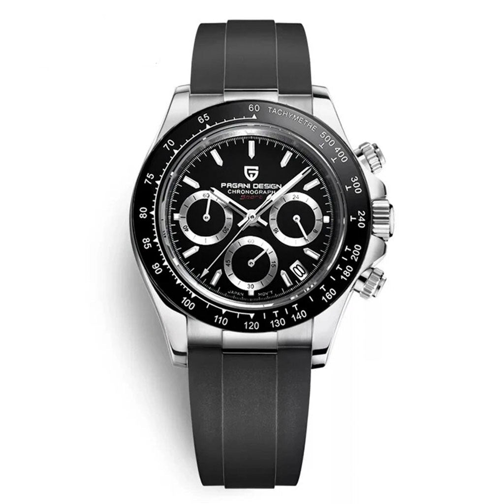 PGN Design Veraci Black Silver Sport Edition silver watch - product photo