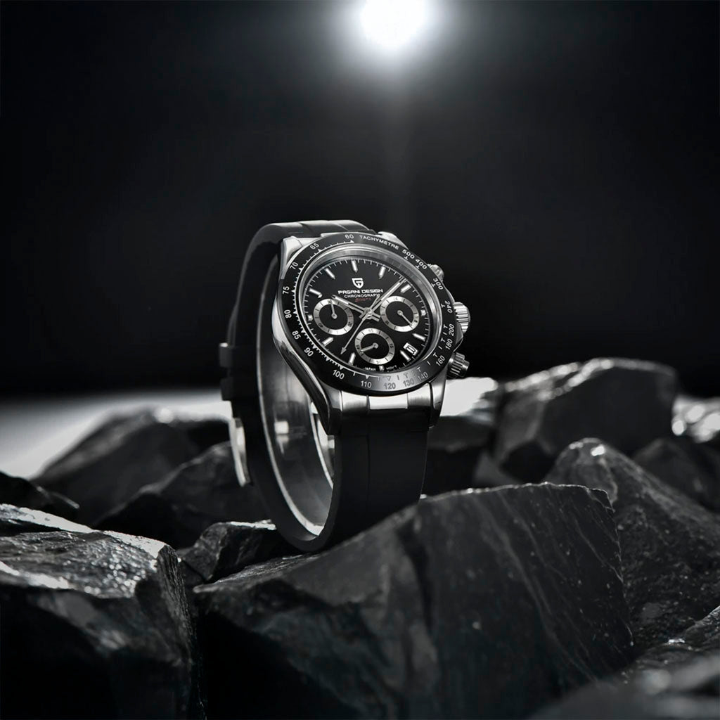 PGN Design Veraci Black Silver Sport Edition silver watch - product photo