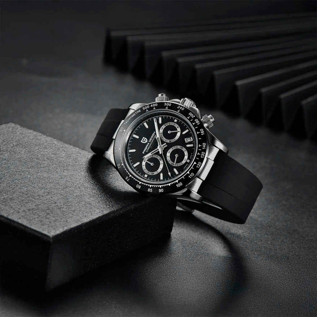 PGN Design Veraci Black Silver Sport Edition silver watch - product photo