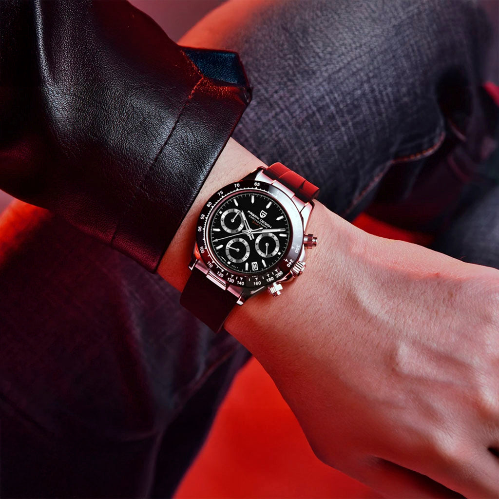 PGN Design Veraci Black Silver Sport Edition silver watch - product photo