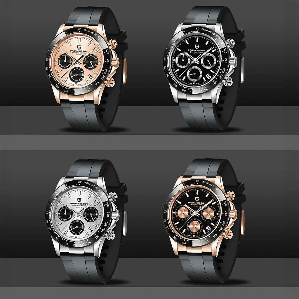 PGN Design Veraci Black Silver Sport Edition silver watch - product photo