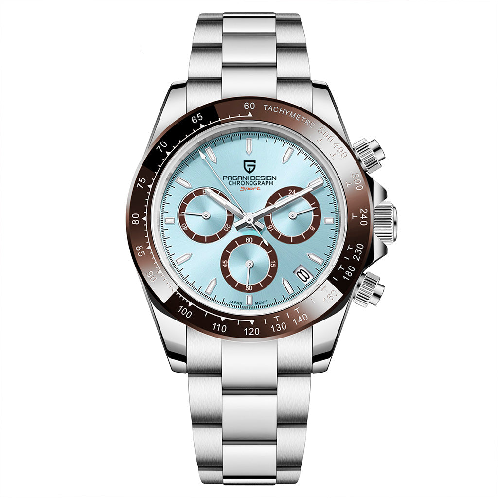 PGN Design Veraci Brown and Blue blue watch - product photo