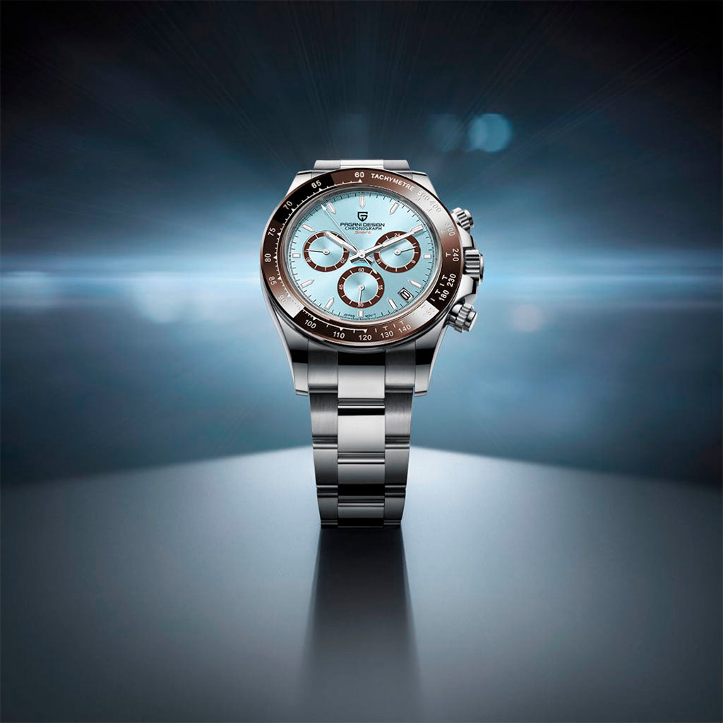 PGN Design Veraci Brown and Blue blue watch - product photo