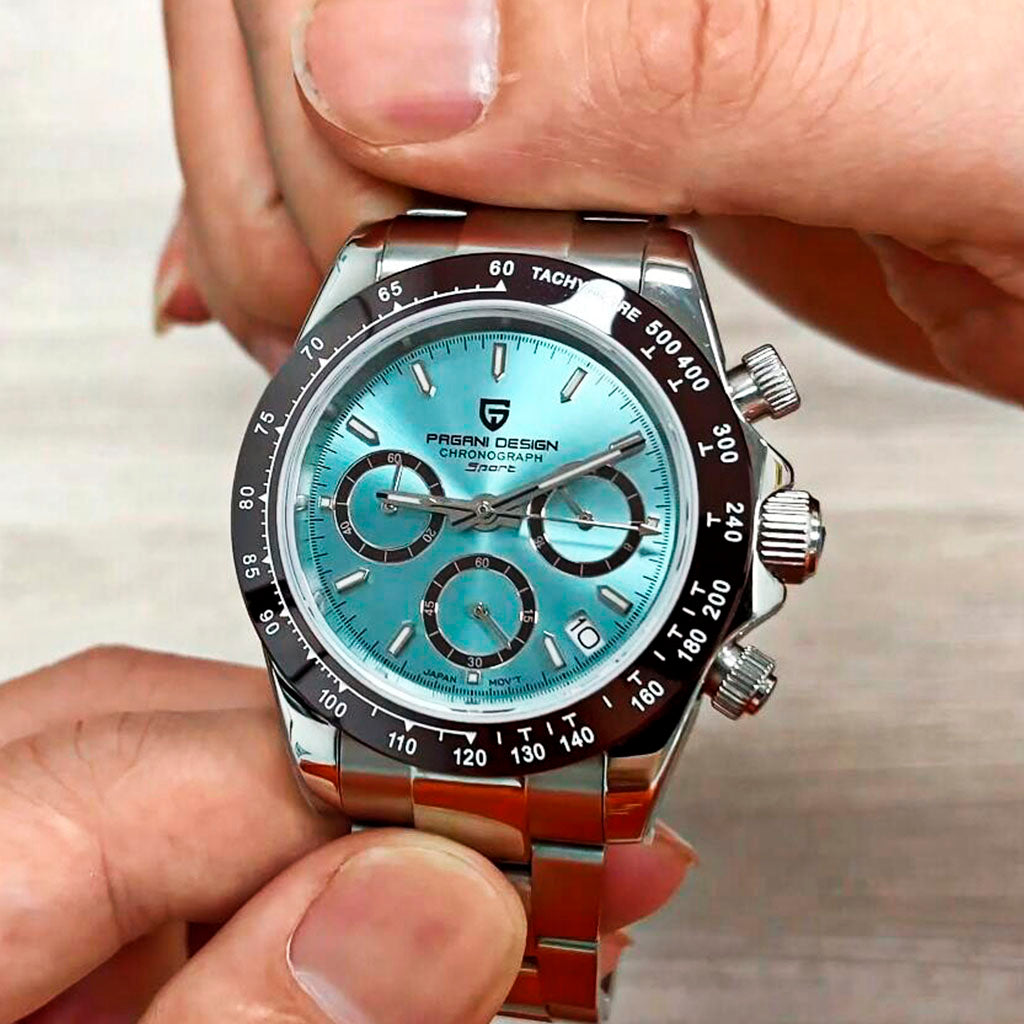 PGN Design Veraci Brown and Blue blue watch - product photo
