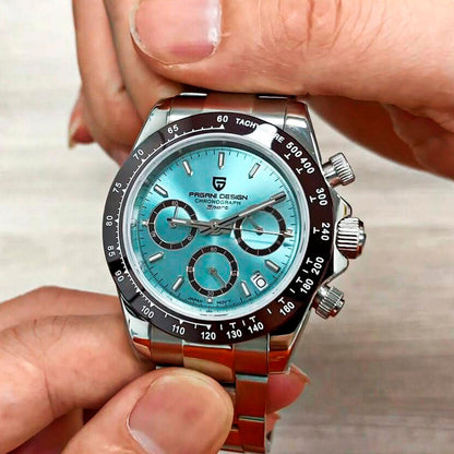 PGN Design Veraci Brown and Blue blue watch - product photo
