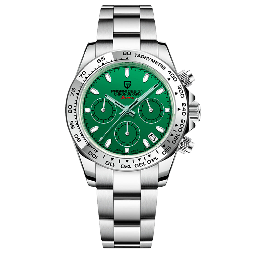 PGN Design Veraci Silver Emerald silver watch - product photo
