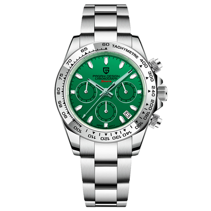 PGN Design Veraci Silver Emerald silver watch - product photo