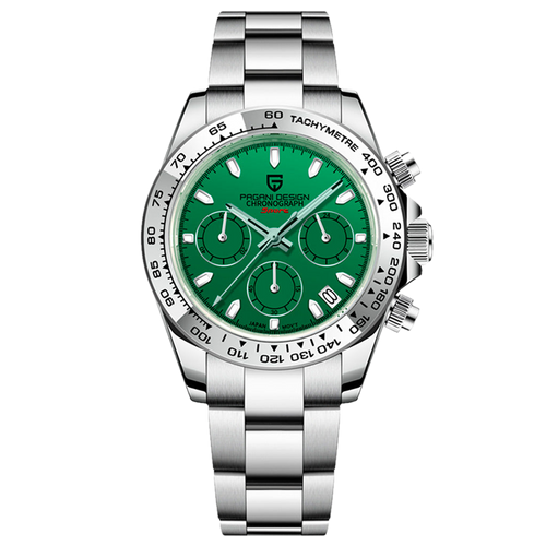 PGN Design Veraci Silver Emerald silver watch - product photo