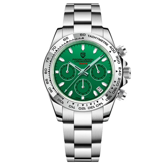 PGN Design Veraci Silver Emerald silver watch - product photo