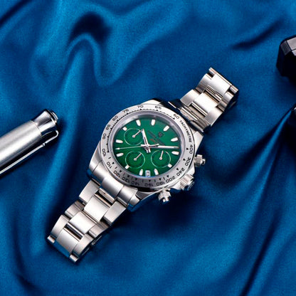 PGN Design Veraci Silver Emerald silver watch - product photo
