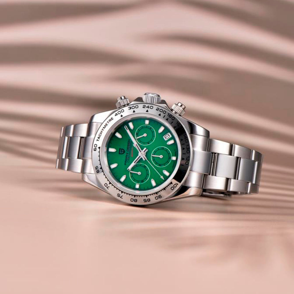 PGN Design Veraci Silver Emerald silver watch - product photo