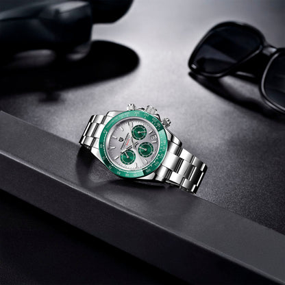 PGN Design Veraci Silver Green green watch - product photo