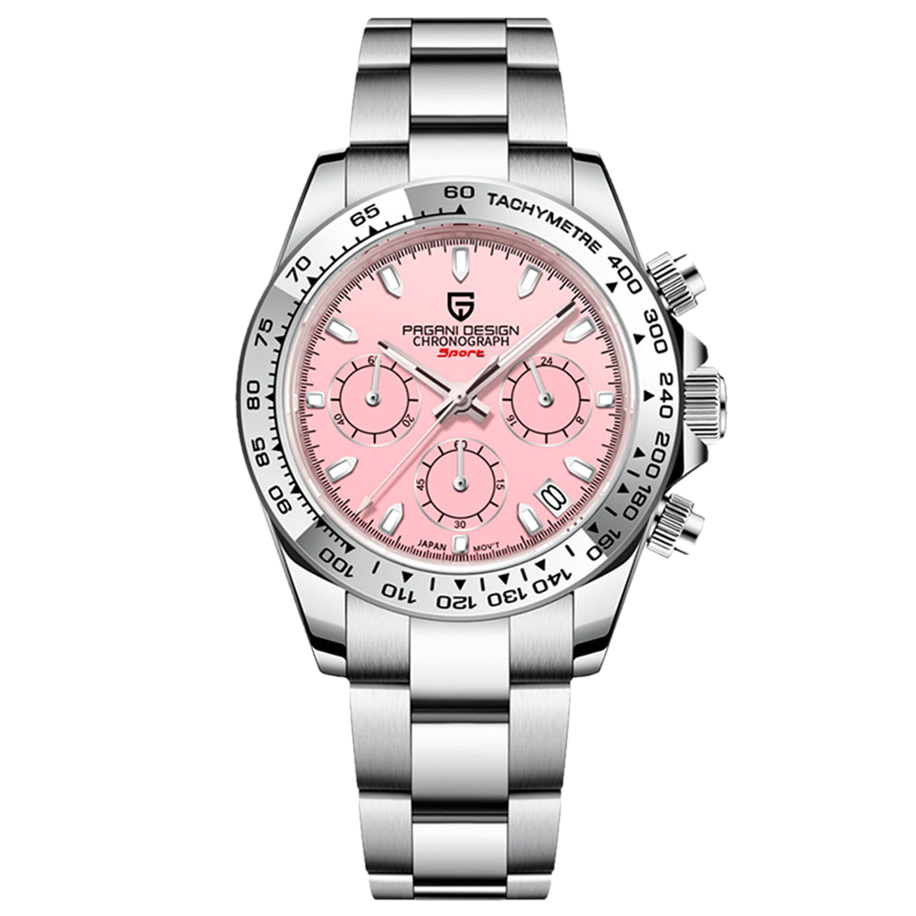 PGN Design Veraci Silver Pink silver watch - product photo