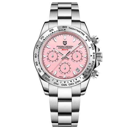 PGN Design Veraci Silver Pink silver watch - product photo