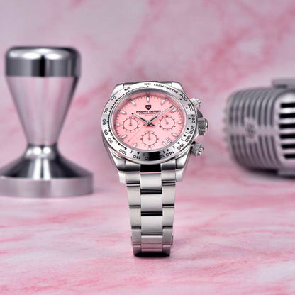 PGN Design Veraci Silver Pink silver watch - product photo