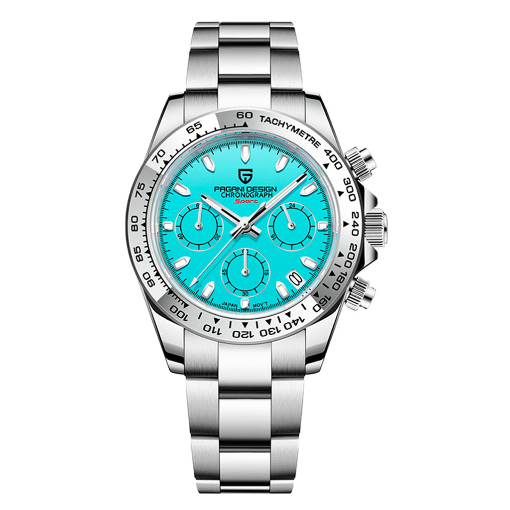 PGN Design Veraci Silver Turquoise silver watch - product photo
