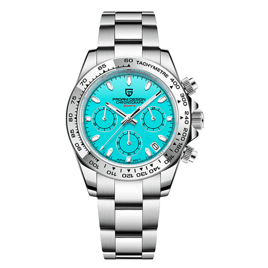 PGN Design Veraci Silver Turquoise silver watch - product photo