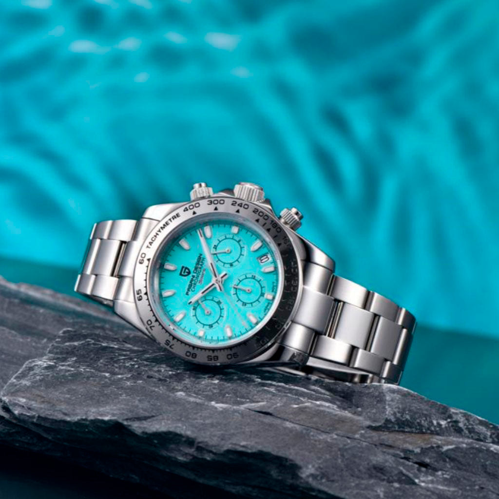 PGN Design Veraci Silver Turquoise silver watch - product photo