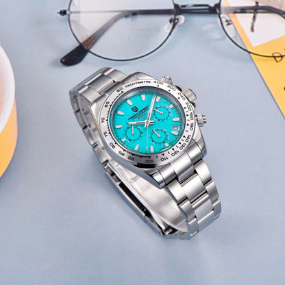PGN Design Veraci Silver Turquoise silver watch - product photo