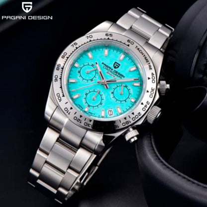 PGN Design Veraci Silver Turquoise silver watch - product photo