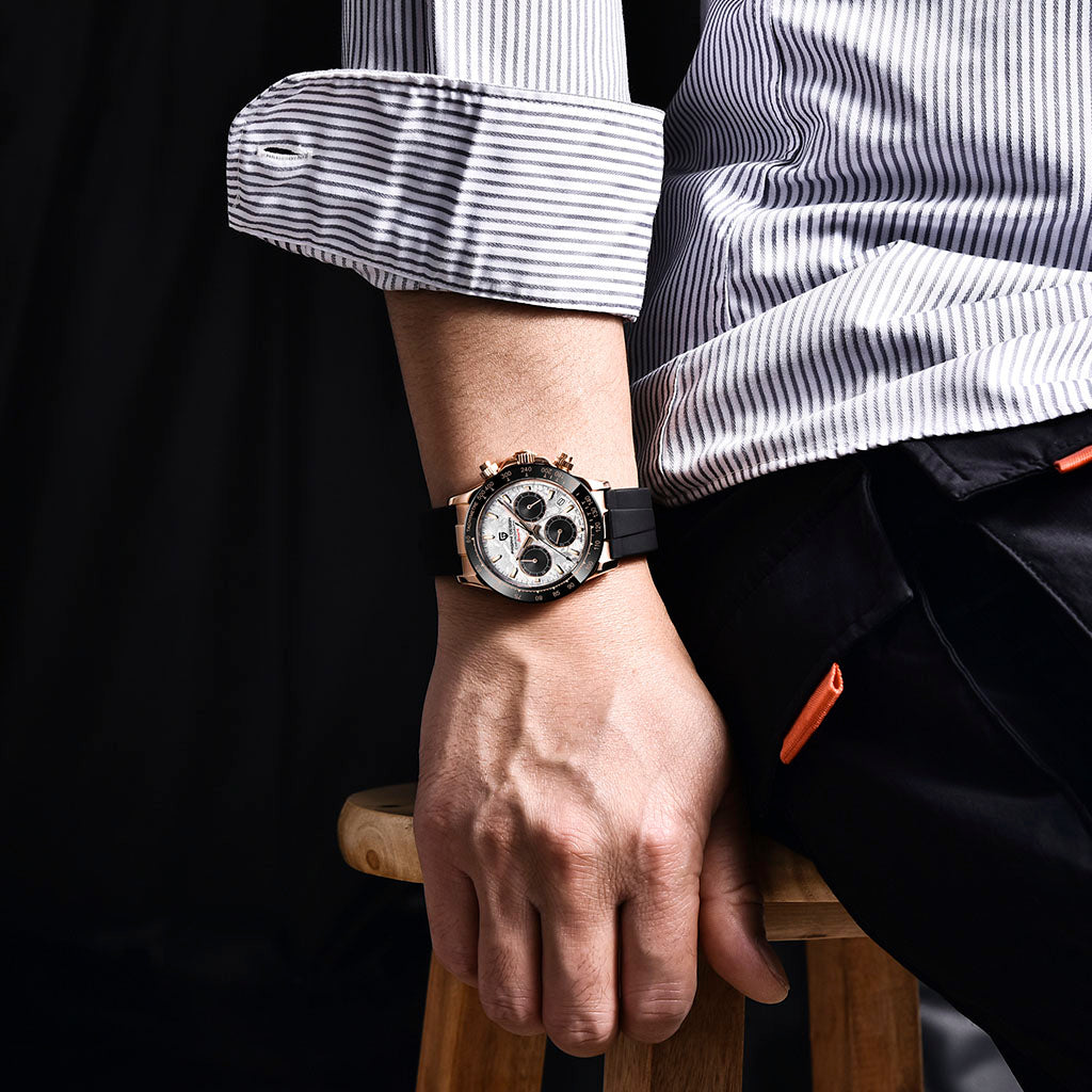 PGN Design Veraci White Gold Sport Edition gold watch - product photo