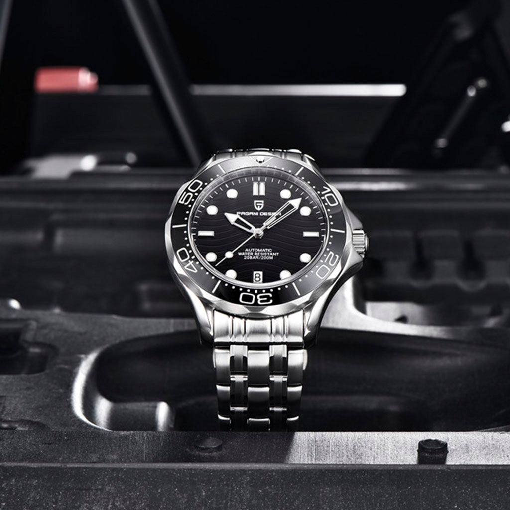 PGN Design Veracius Black Pulseira de Aço black watch - product photo