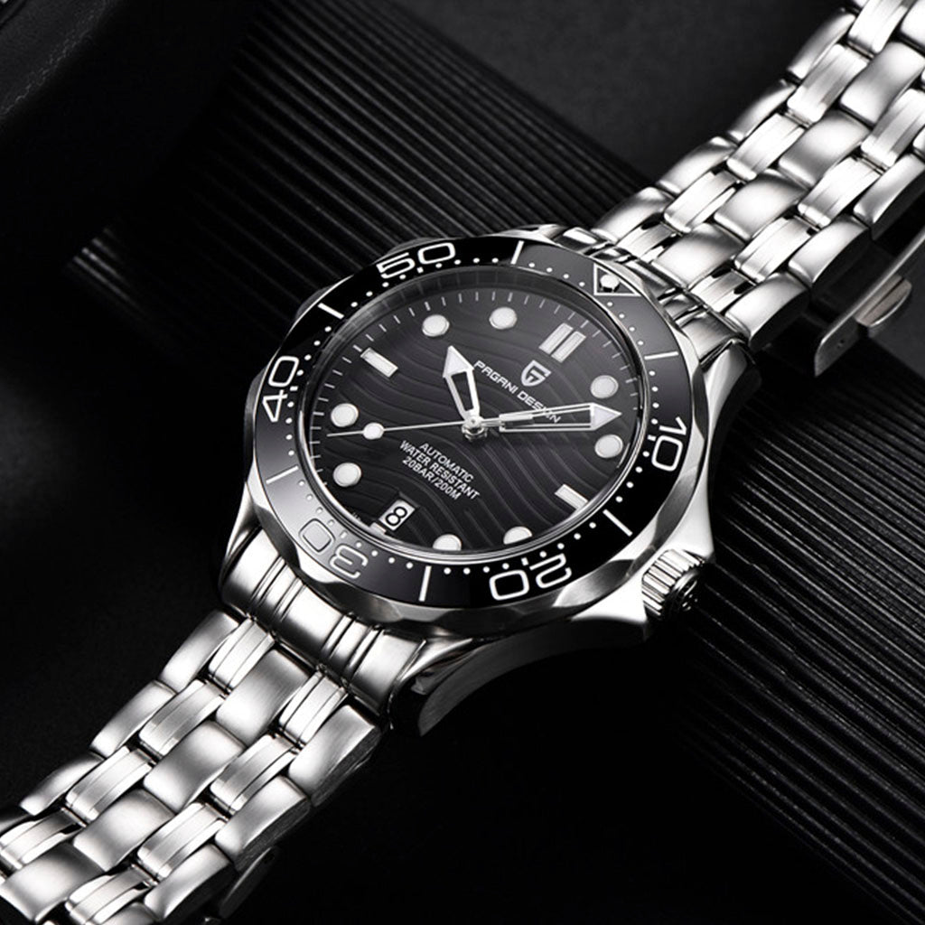 PGN Design Veracius Black Pulseira de Aço black watch - product photo