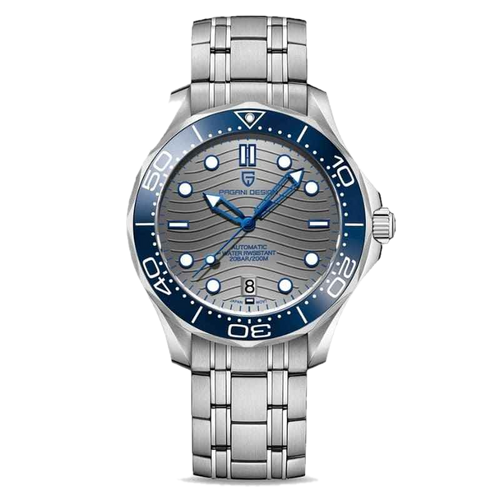 PGN Design Veracius Blue Pulseira de Aço blue watch - bracelet detail