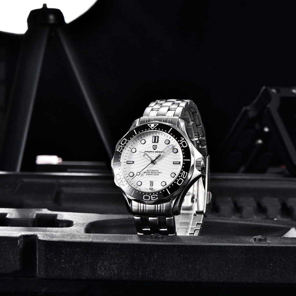 PGN Design Veracius White Pulseira de Aço white watch - product photo