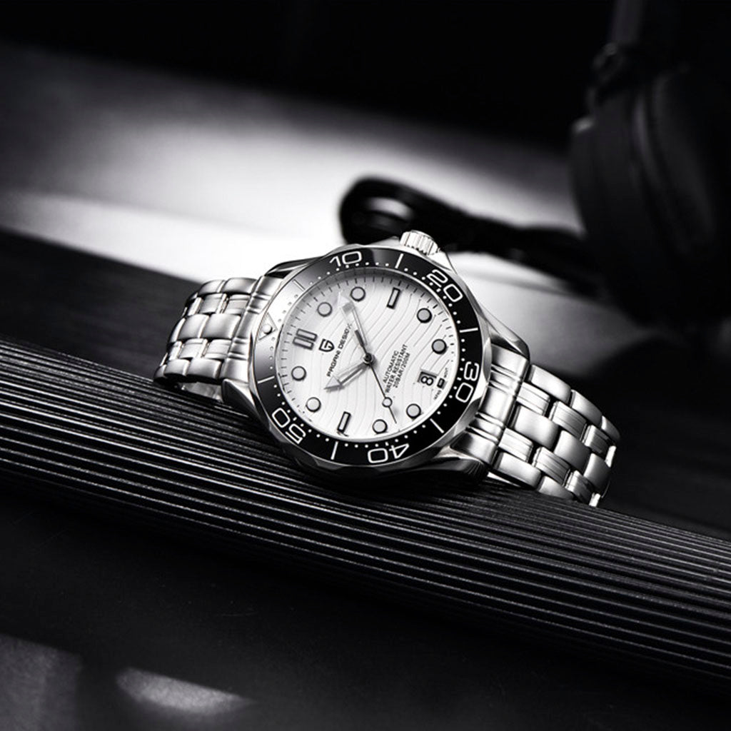 PGN Design Veracius White Pulseira de Aço white watch - product photo