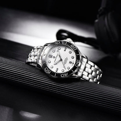 PGN Design Veracius White Pulseira de Aço white watch - product photo