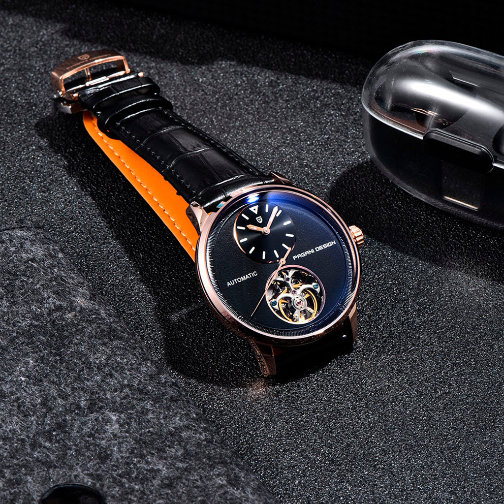 PGN Design Verona Gold Black gold watch - product photo
