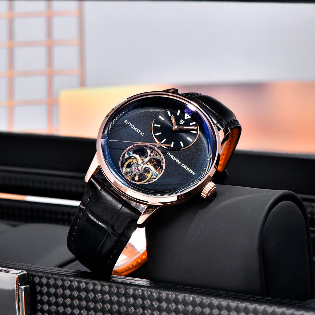 PGN Design Verona Gold Black gold watch - product photo