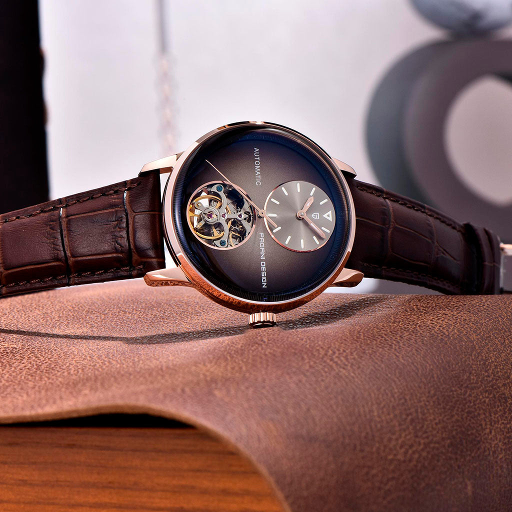 PGN Design Verona Gold Brown gold watch - product photo