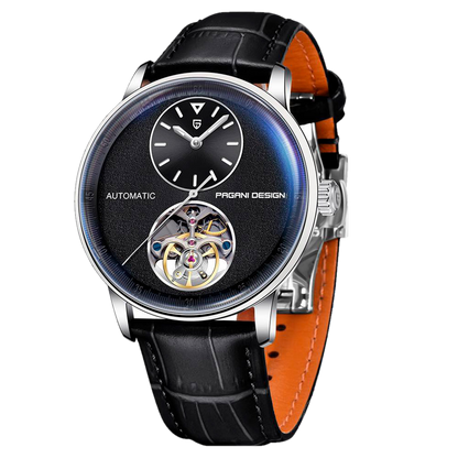 PGN Design Verona Silver Black silver watch - product photo