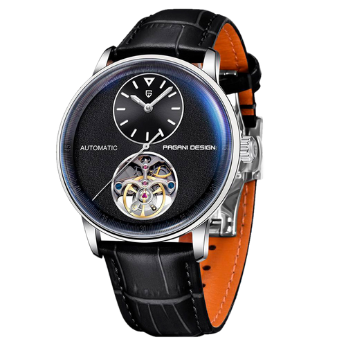 PGN Design Verona Silver Black silver watch - product photo