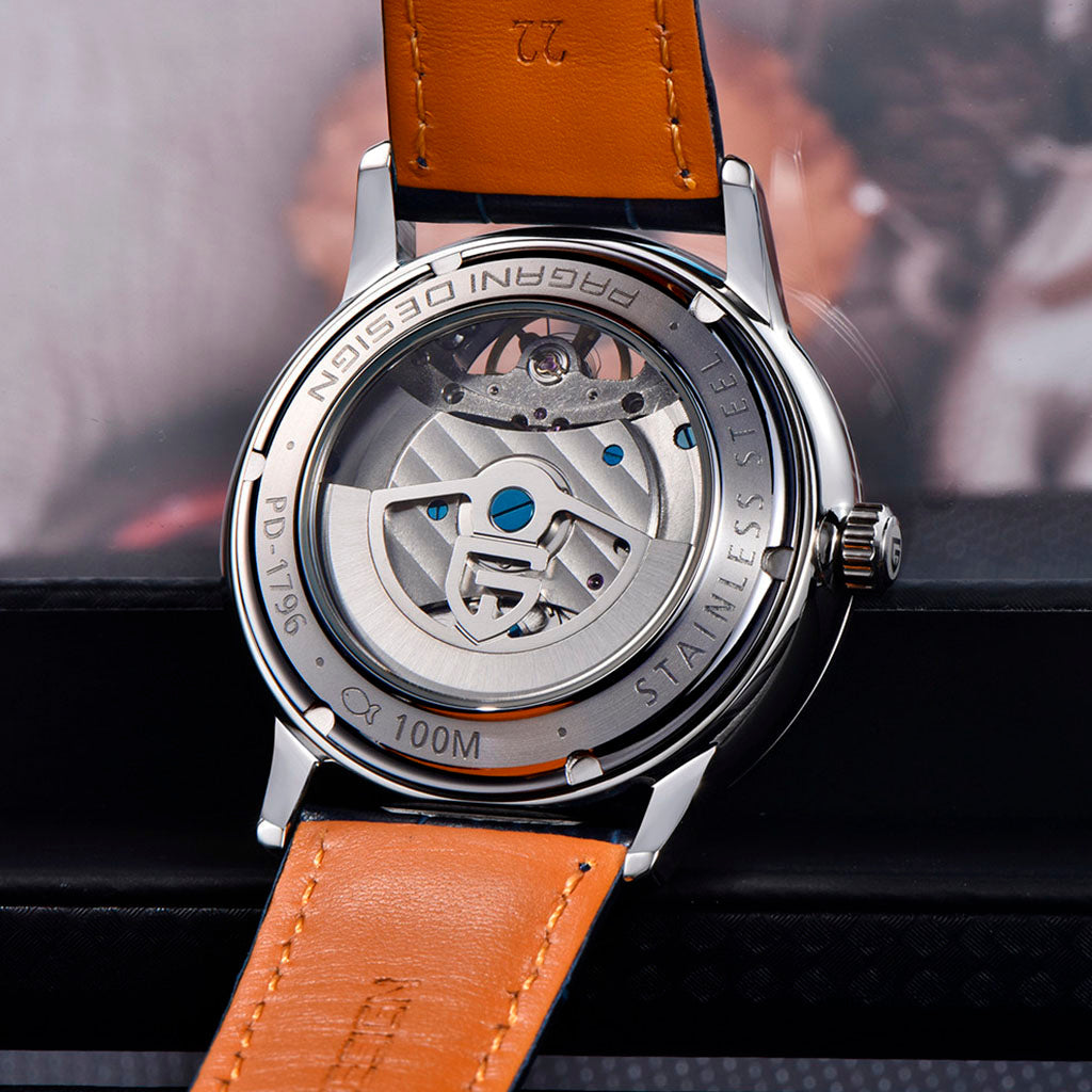 PGN Design Verona Silver Black silver watch - product photo