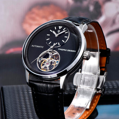 PGN Design Verona Silver Black silver watch - product photo