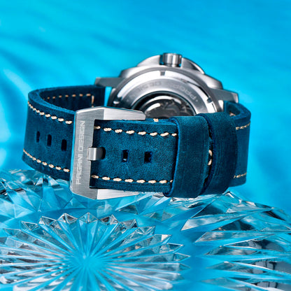 PGN Design Wave Silver Blue blue watch - product photo