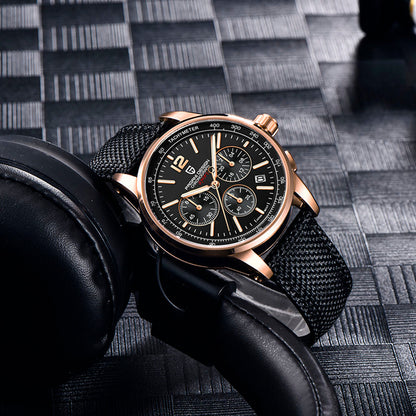 PGN Design Zermatt Black Gold Sport Edition gold watch - product photo