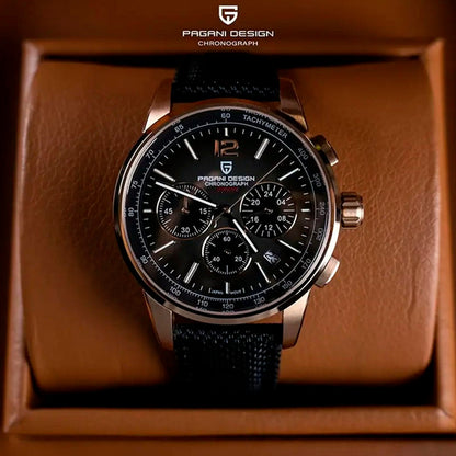 PGN Design Zermatt Black Gold Sport Edition gold watch - product photo